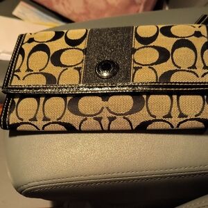 Black And Tan Coach Wallet